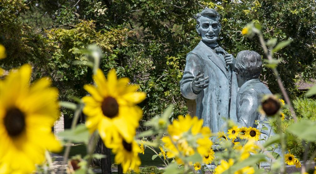 A Learning Moment, in Carthage College?s Sesquicentennial Plaza.